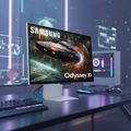 Samsung Odyssey G90XF spatial gaming monitor IPS HDR10+ display product image