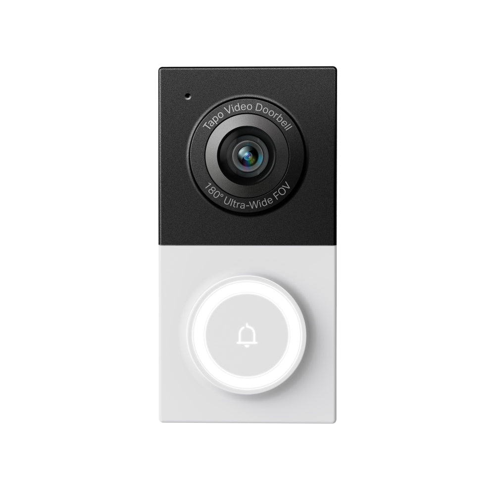 Tapo D130 Smart Wired Video Doorbell – 2K 5MP Ultra-Wide 180° View Door Camera with Color Night Vision, AI Detection & IP65 Weatherproof Design