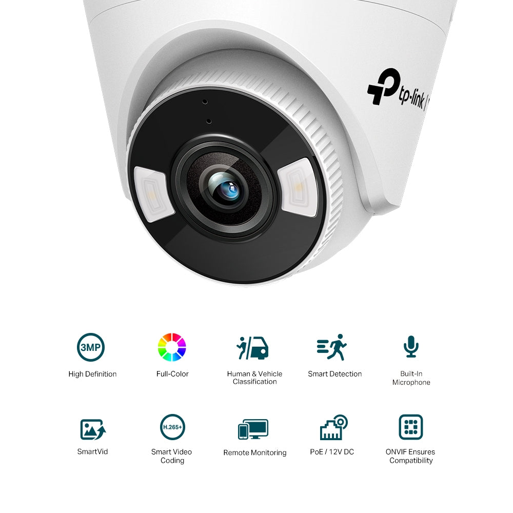 TP-Link VIGI C430 3MP Full-Color Turret Network Camera