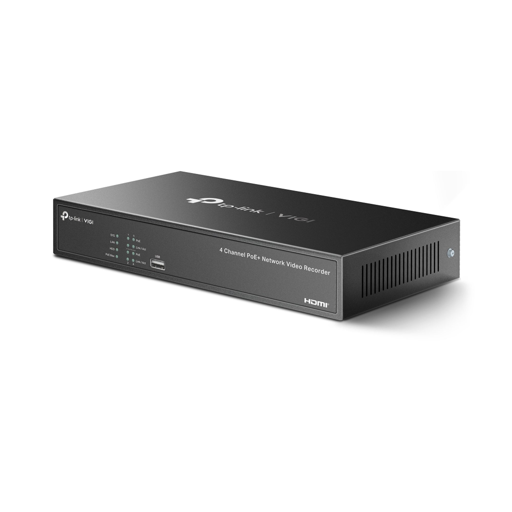 TP-Link VIGI NVR1004H-4P 4 Channel PoE+ Network Video Recorder