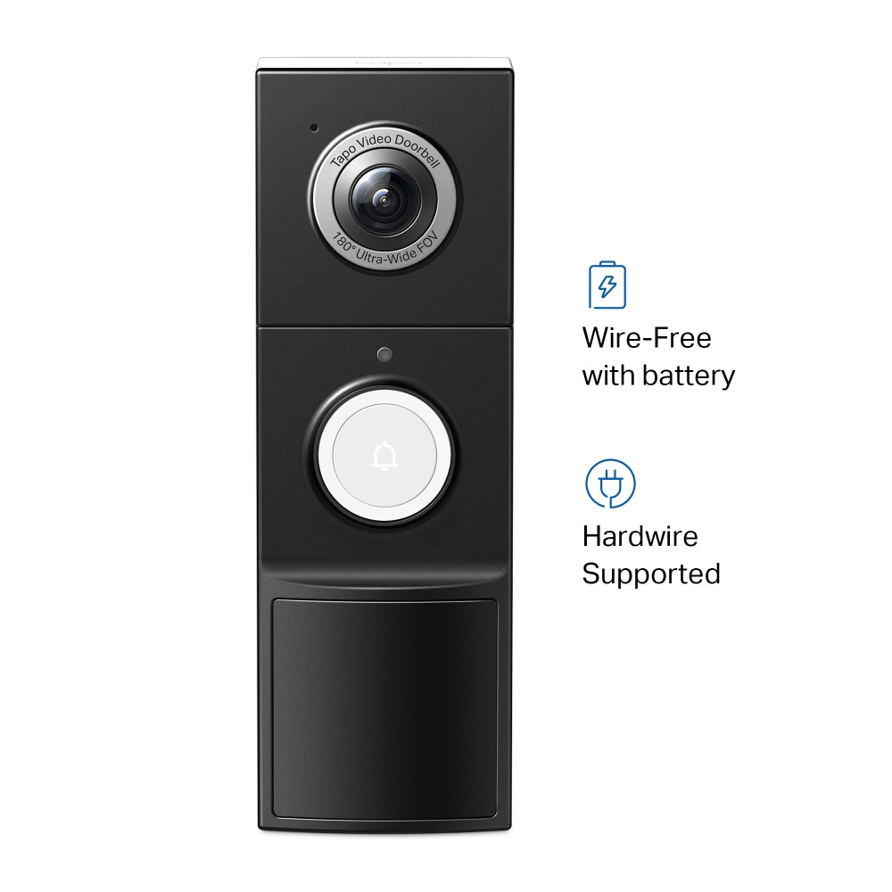 Tapo D235 Video Doorbell Camera – Smart Wi-Fi Doorbell with 2K Video, Motion Detection & App Alerts