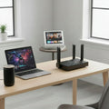 CUDY WR3000 AX3000 WiFi 6 router home office desk setup