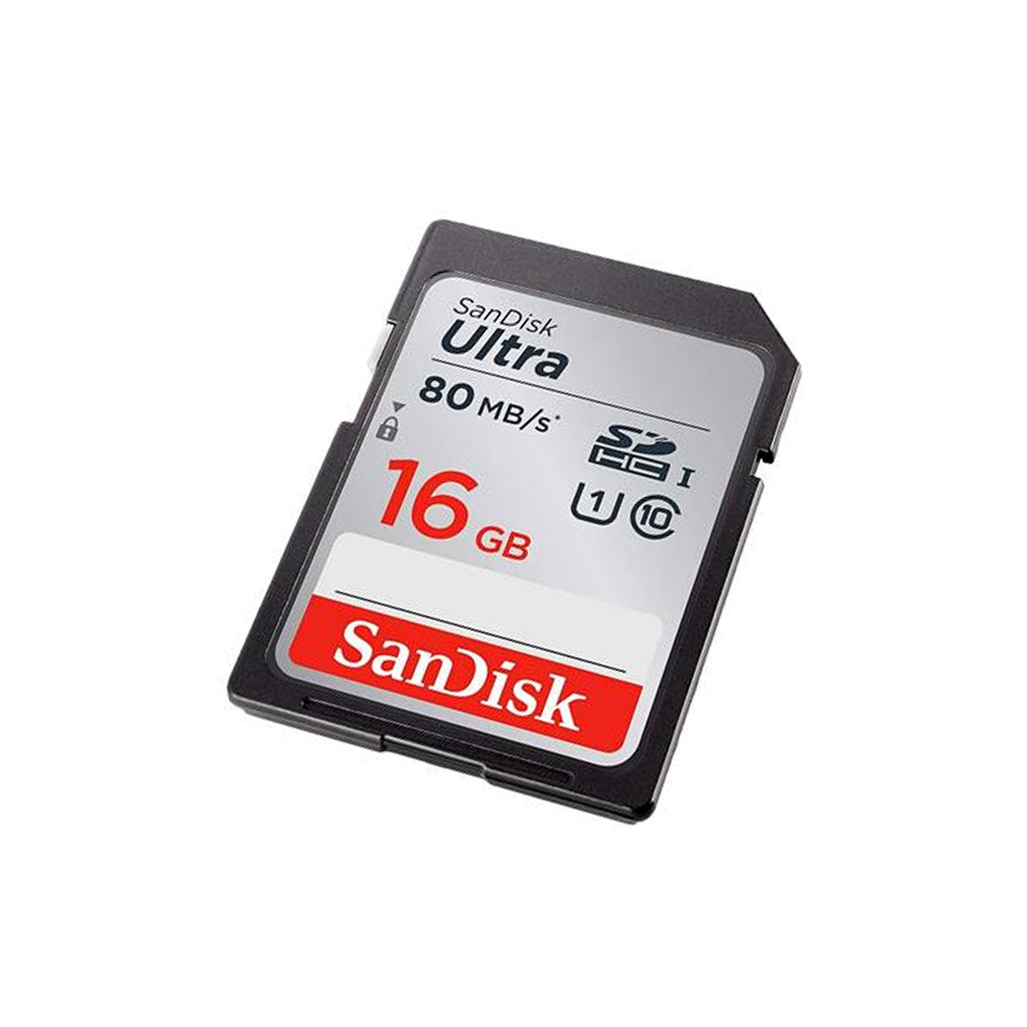 SANDISK® Ultra SD Card 16GB UHS-I – Reliable Memory Card for Cameras, Full HD Video Recording & Everyday Photo Storage