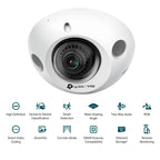 TP-Link VIGI C230I Mini 3MP IR Mini Dome Network Camera