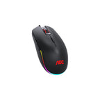 AOC GM500 RGB Gaming Mouse 5000 DPI 8 Programmable Buttons 20G Acceleration USB Wired Esports Mouse