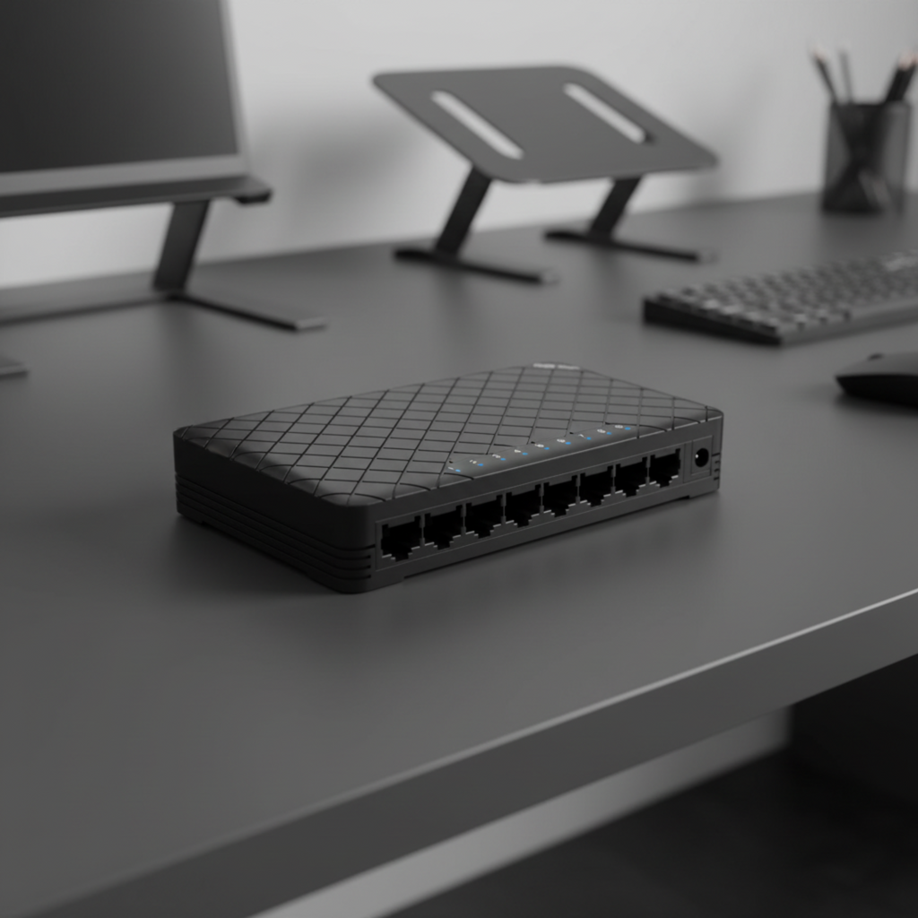 Reyee by Ruijie RG-ES08 8-port unmanaged desktop network switch