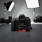 SanDisk Extreme Pro CompactFlash memory card for DSLR photography.
32GB 64GB 256GB

