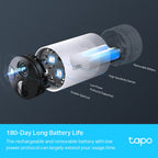 Tapo C400S2 Smart Wire-Free Security Camera System (2-Camera Kit) – 1080p Battery-Powered Outdoor Wi-Fi Cameras with AI Detection, Hub Storage & 180-Day Battery Life