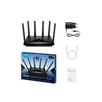 CUDY WR6500 BE6500 Gigabit Wi-Fi 7 Router – Dual Band WiFi 7 Mesh Router with 5 Gigabit Ports, High-Speed Performance & Whole Home Coverage