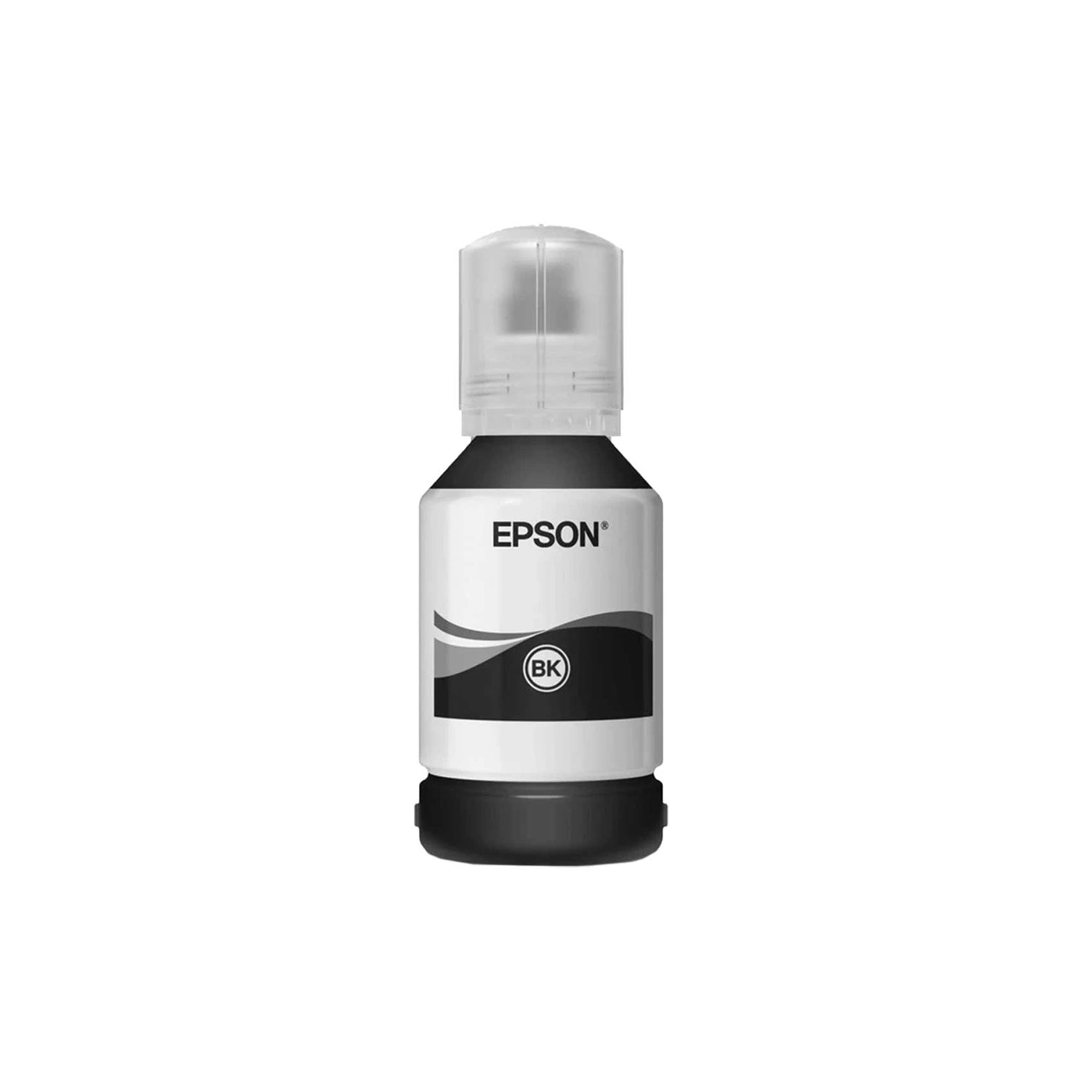 Epson 005 Black Ink Bottle 120ml (C13T03Q100) – High Yield Original EcoTank Refill Ink for Ultra-Low-Cost Printing