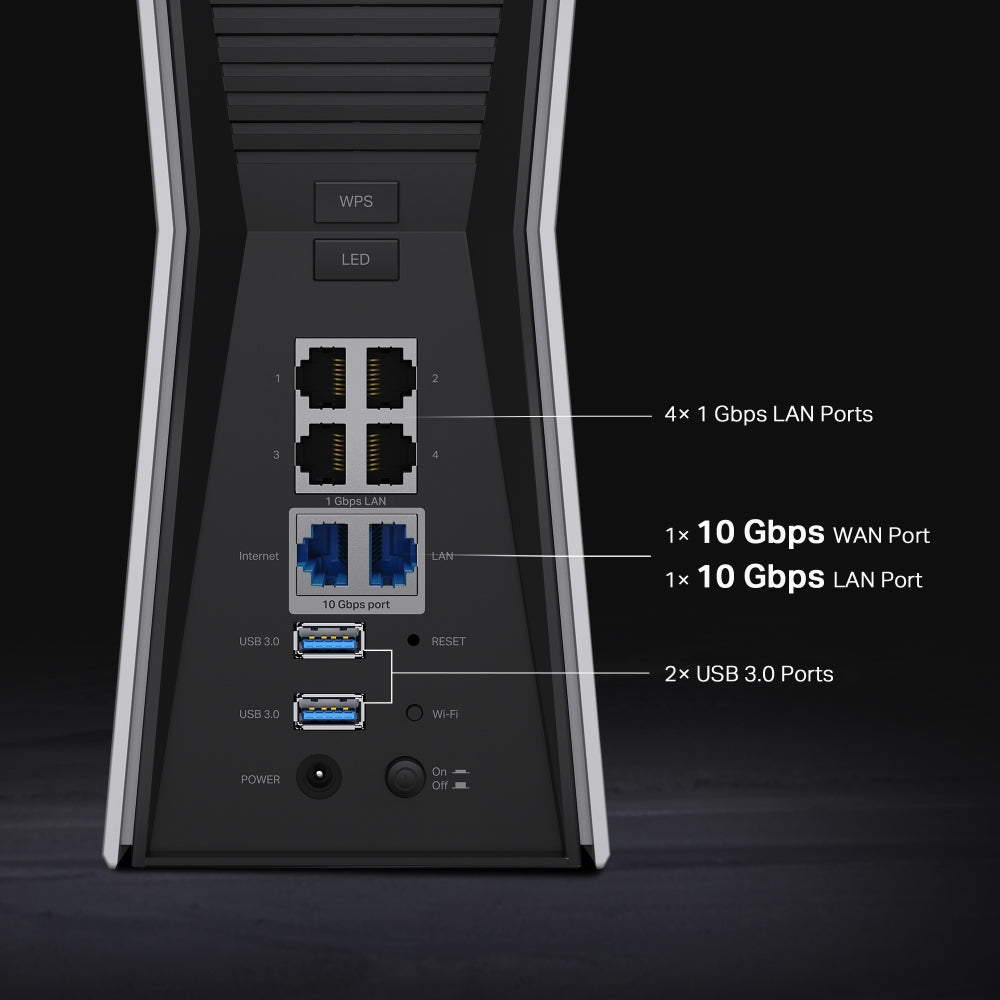 TP-Link Archer BE805 BE19000 Tri-Band Wi-Fi 7 Router