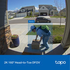 Tapo D210 Video Doorbell Camera – Smart Wi-Fi Door Camera with Motion Detection & App Alerts