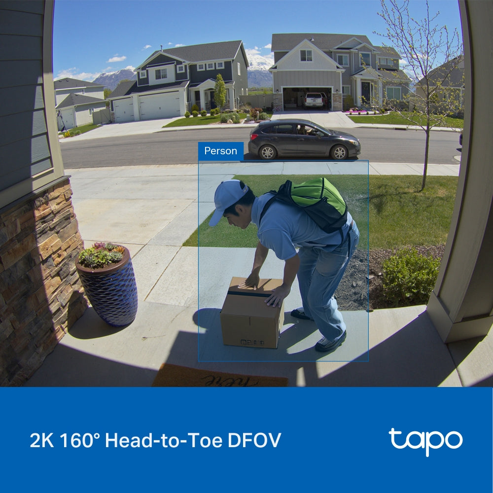 Tapo D210 Video Doorbell Camera – Smart Wi-Fi Door Camera with Motion Detection & App Alerts