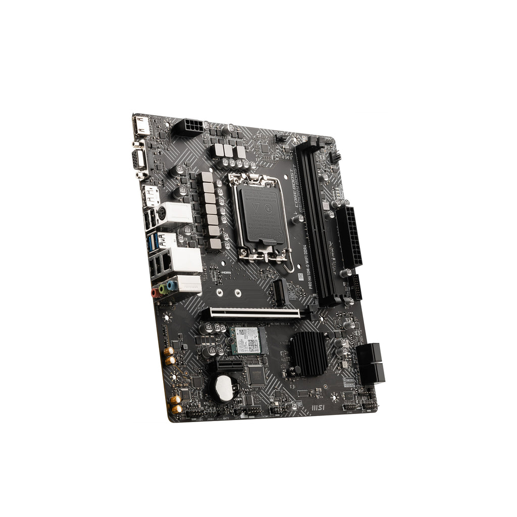 MSI PRO H610M-G WiFi DDR4 Micro-ATX Motherboard