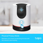 Tapo C225 Pan/Tilt AI Home Security Wi-Fi Camera – 2K QHD Smart Indoor Camera with Privacy Shield, Motion Tracking, Color Night Vision & Apple HomeKit Support