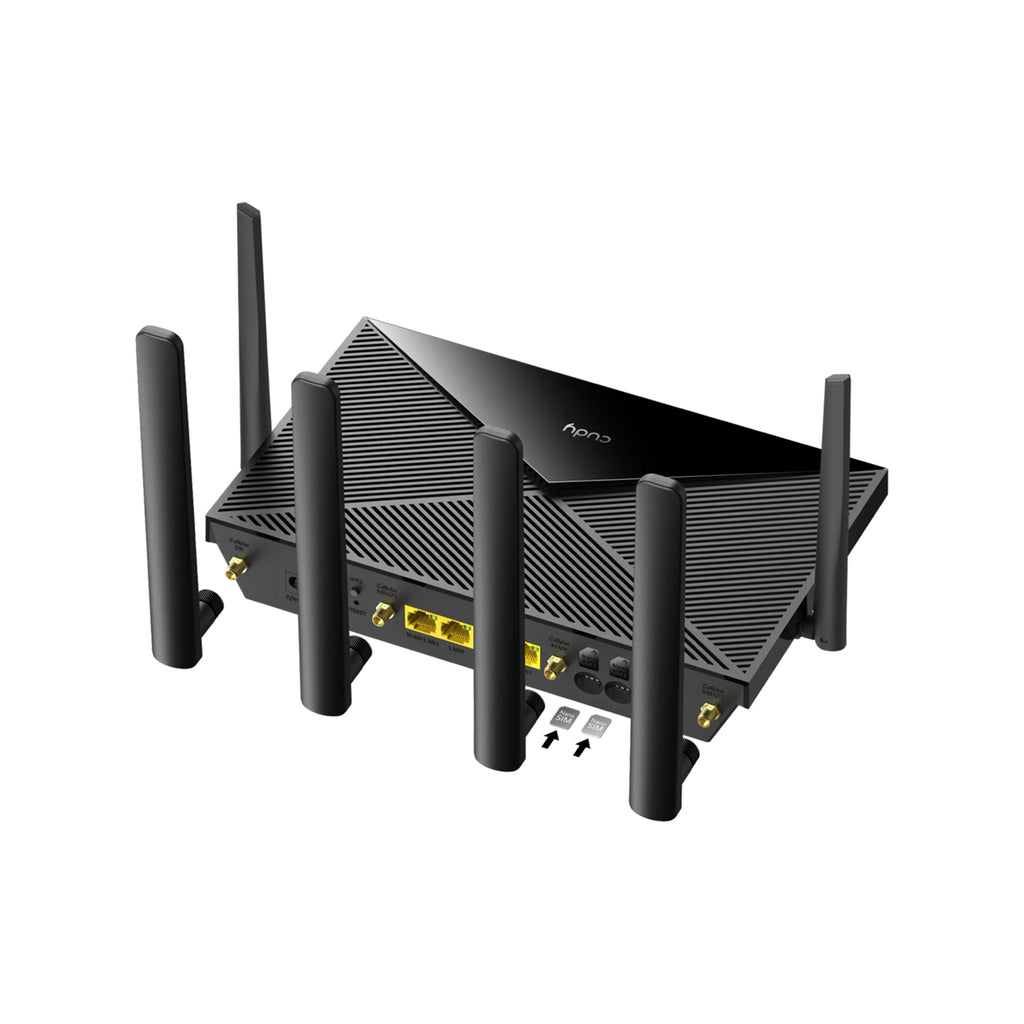 CUDY LT700 4G Cat 6 AC1200 Wi-Fi Router – Dual SIM LTE-Advanced Gigabit Wireless Router with Dual Band WiFi