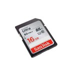 SANDISK® Ultra SD Card 16GB UHS-I – Reliable Memory Card for Cameras, Full HD Video Recording & Everyday Photo Storage