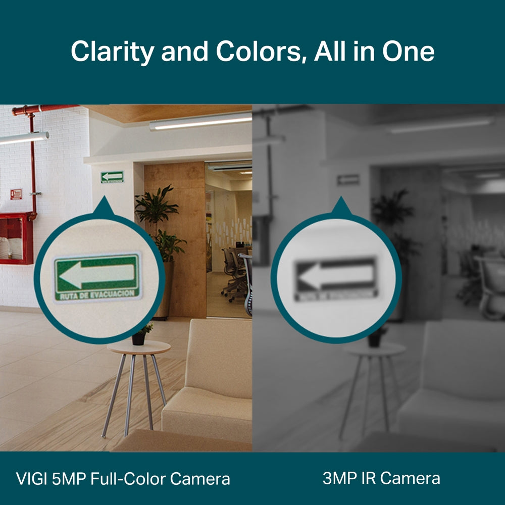 TP-Link VIGI C450 5MP Full-Color Turret Network Camera