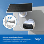 Tapo C400 KIT Solar-Powered Security Camera Kit – 1080p Wire-Free Outdoor Smart Camera with AI Person Detection, Color Night Vision & Up to 180-Day Battery Backup