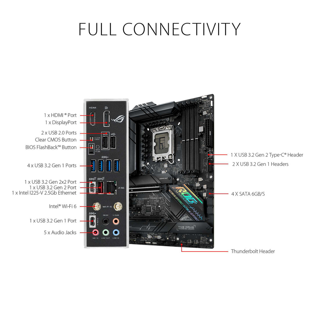 ASUS ROG Strix B660-F Gaming WiFi ATX Motherboard