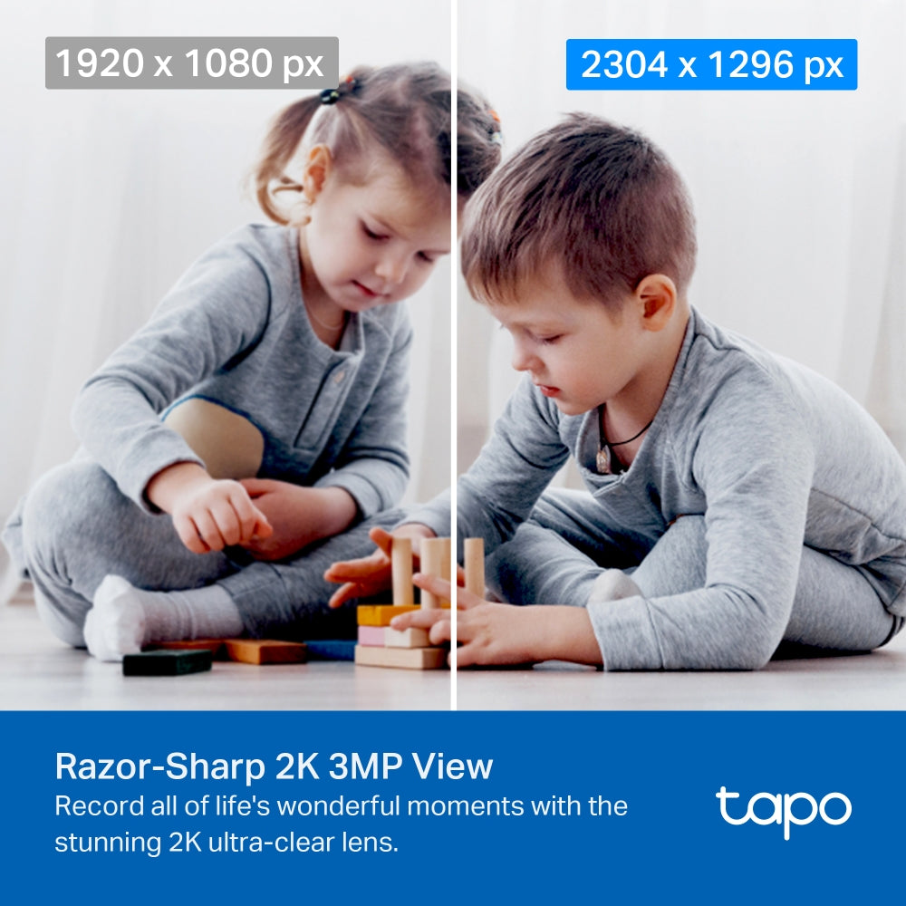 Tapo TC71 Pan/Tilt Home Security Wi-Fi Camera – Smart Indoor WiFi Surveillance Camera with Motion Tracking