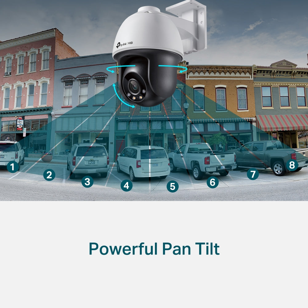 TP-Link VIGI C540 4MP Outdoor Full-Color Pan Tilt Network Camera