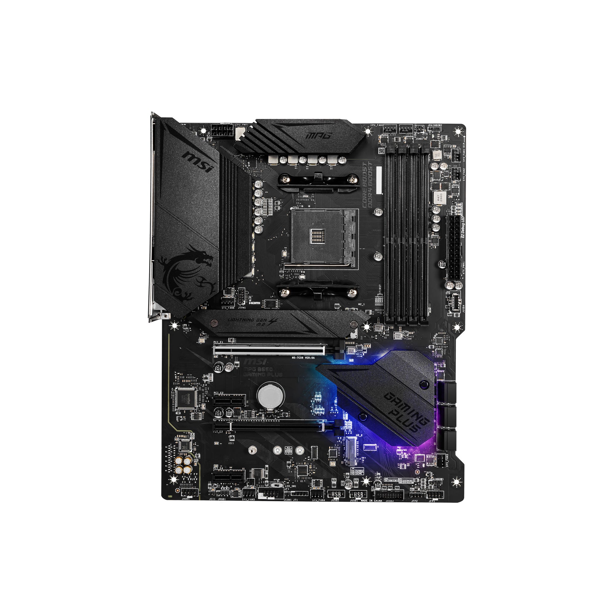 MSI MPG B550 GAMING PLUS ATX Gaming Motherboard