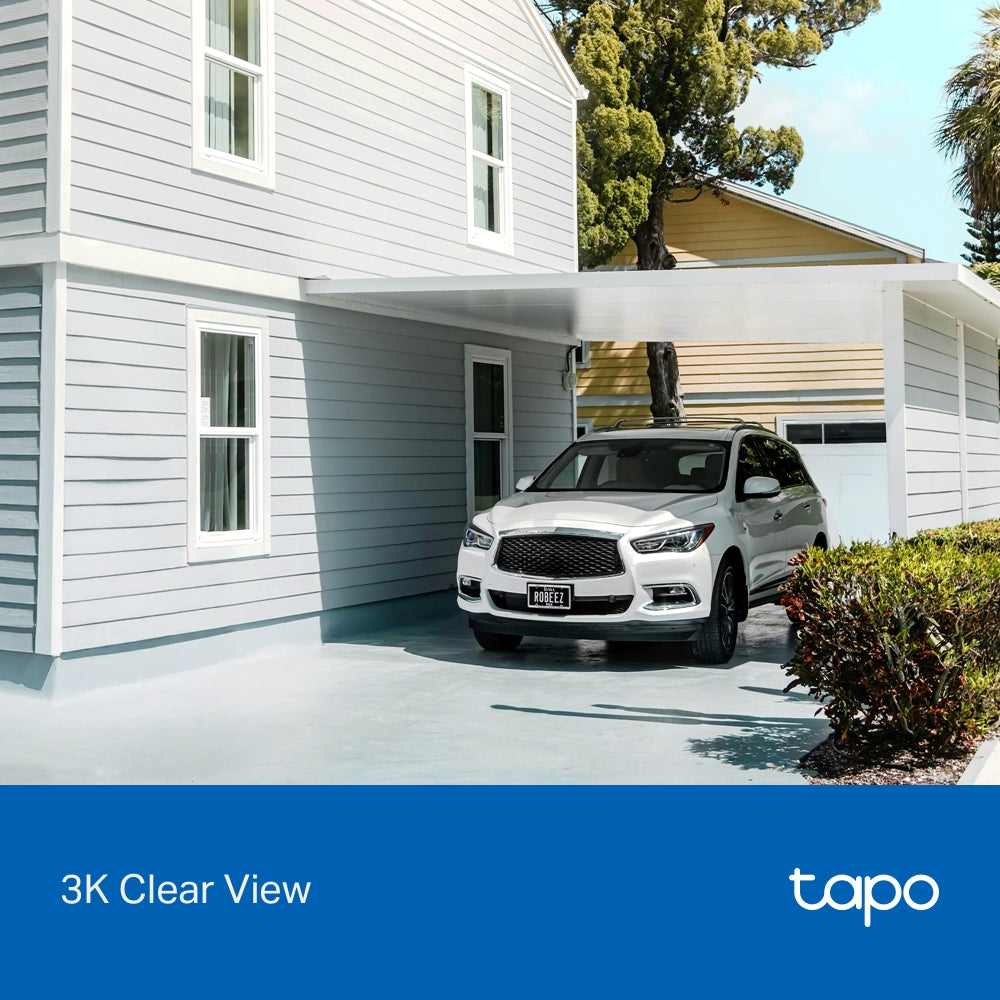 Tapo C630 KIT Solar-Powered Pan/Tilt Security Camera – 3K Wi-Fi Outdoor Smart Camera with AI Tracking & Solar Charging