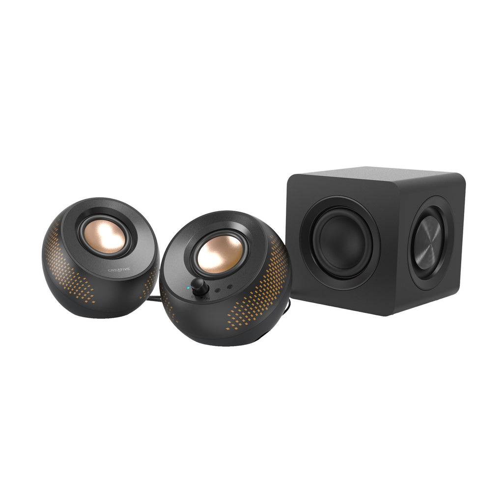 Creative Pebble X Plus 2.1 USB-C Speakers Customizable RGB Lighting (MF0495)