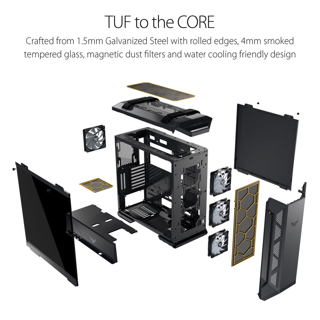 ASUS TUF Gaming GT501 Mid Tower Gaming Case