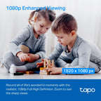 Tapo C200C Pan/Tilt Home Security Wi-Fi Camera – 1080p Smart Indoor Camera with 360° Coverage, Motion Tracking, Night Vision & Two-Way Audio
