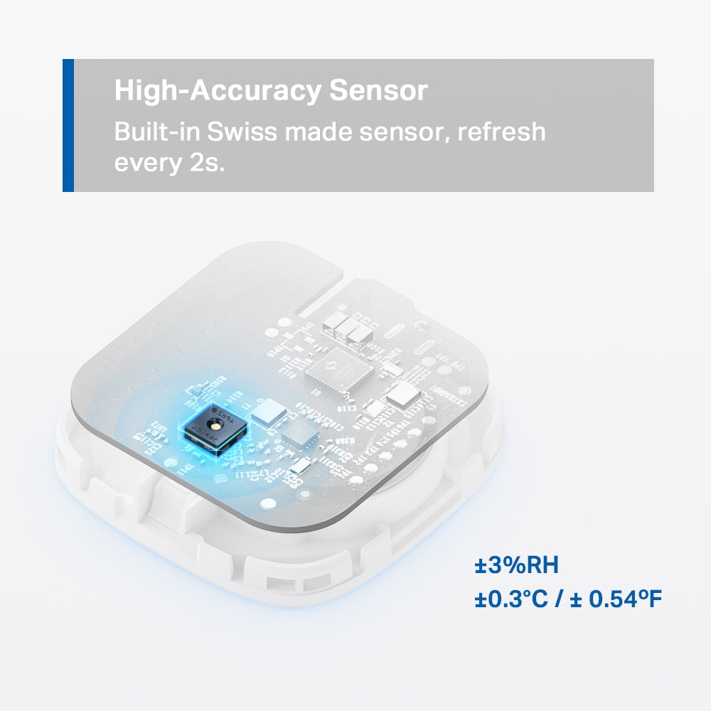 Tapo T310 Smart Temperature & Humidity Sensor – WiFi Climate Monitor with App Alerts