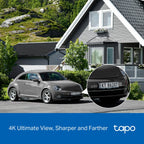 Tapo C660 KIT Solar-Powered Pan/Tilt Security Camera – 4K Wi-Fi Outdoor Smart Camera with AI Tracking & Solar Charging