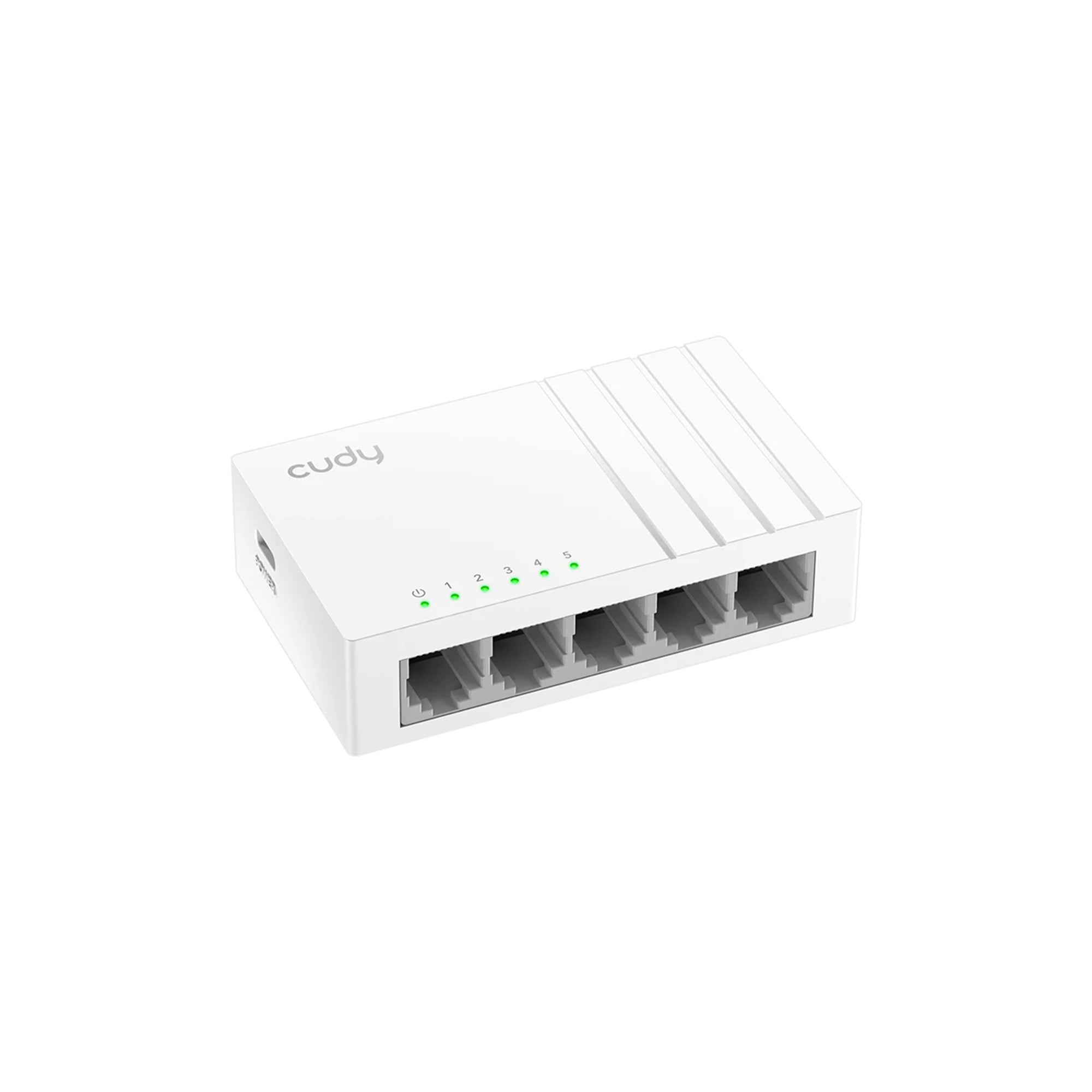 CUDY GS105U 5-Port Gigabit Switch with USB-C Power Input – Unmanaged High-Speed Ethernet Network Switch for Home & Office
