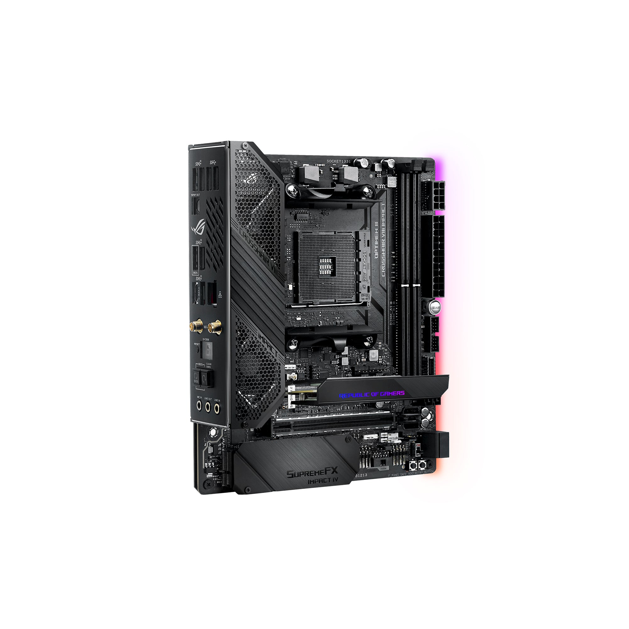 ASUS ROG Crosshair VIII IMPACT Mini-DTX Gaming Motherboard