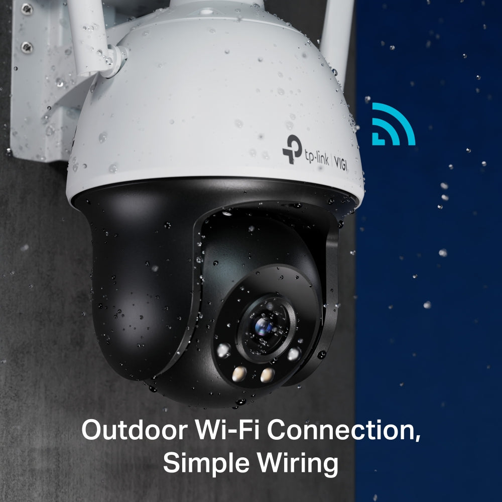 TP-Link VIGI C540-W 4MP Outdoor Full-Color Wi-Fi Pan Tilt Network Camera
