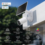 Tapo C402 KIT Solar-Powered Security Camera Kit – 1080p Wire-Free Outdoor Smart Camera with AI Detection, Color Night Vision & Solar Charging