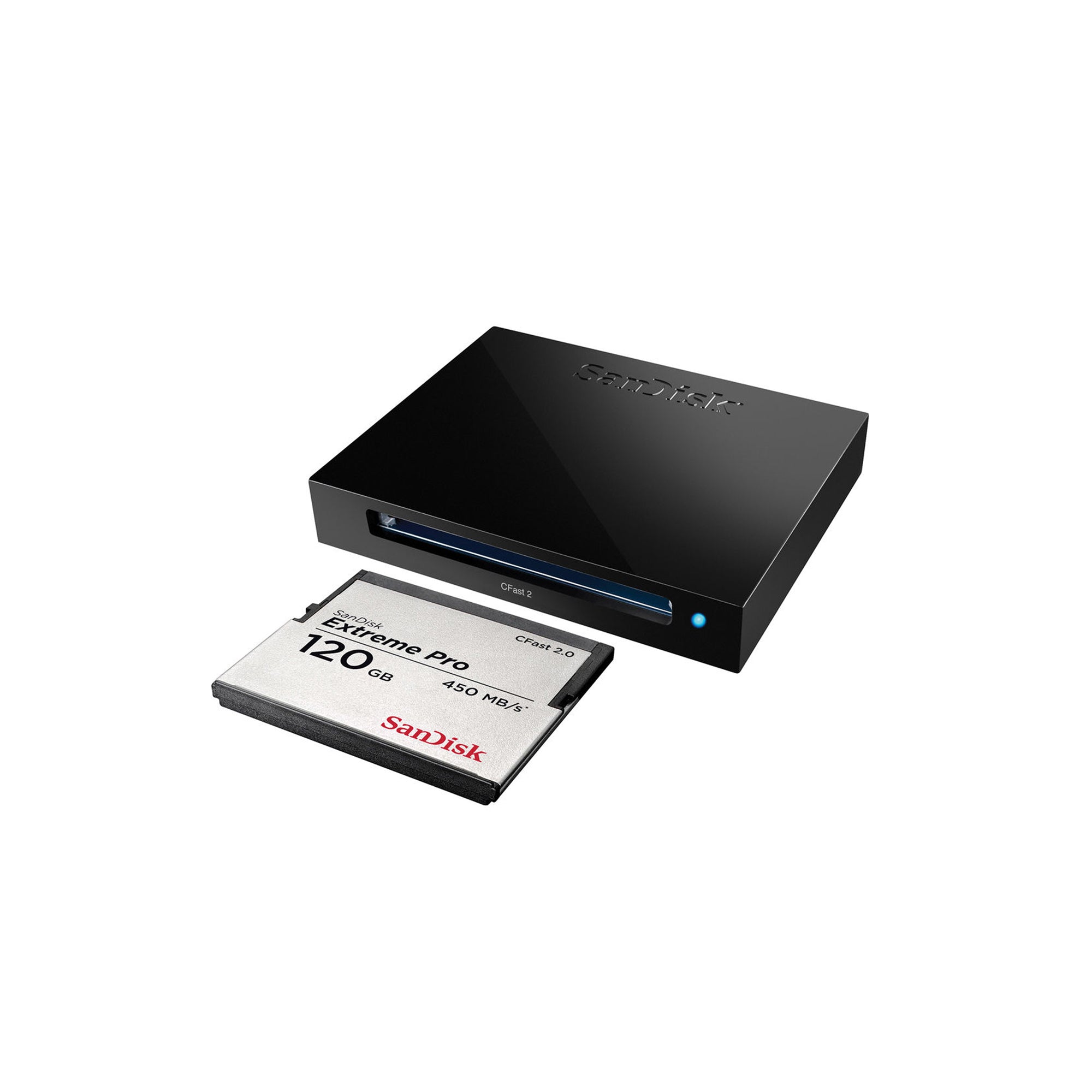 SANDISK® Extreme PRO CFexpress Card Reader/Writer – High-Speed USB-C Reader for CFexpress Cards, 4K/8K Cinema Video & Professional Workflow