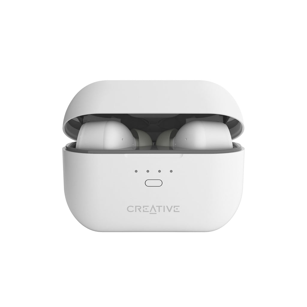 Creative Zen Air Pro True Wireless Earbuds Bluetooth LE Audio Sweatproof Lightweight In-Ear Headphones White (EF1090-PRO WHITE)