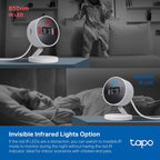 Tapo C125 AI Home Security Wi-Fi Camera – 2K QHD Smart Indoor Camera with 140° Wide View, AI Detection, Privacy Shutter & Color Night Vision