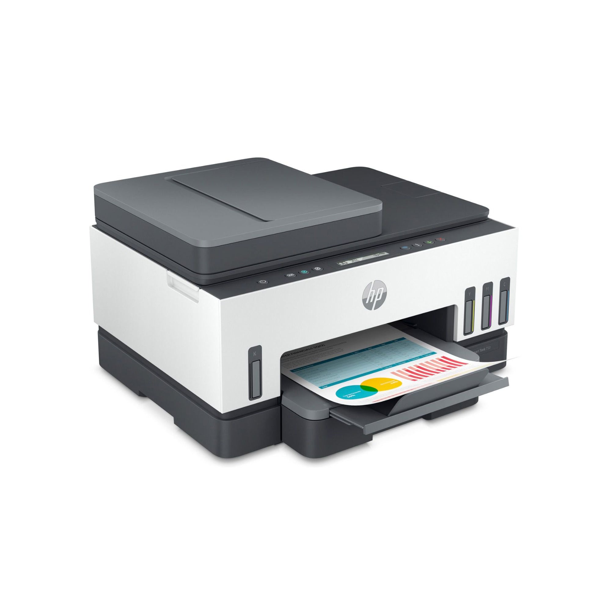 HP Smart Tank 750 WiFi All-in-One Wireless Ink Tank Printer – Print, Scan, Copy & High-Capacity Refillable Ink System with ADF for Home & Office