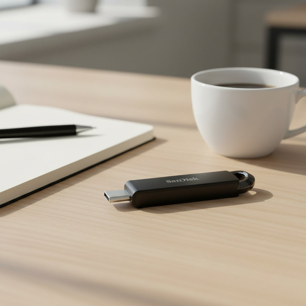 SanDisk Ultra USB Type-C flash drive close-up product image