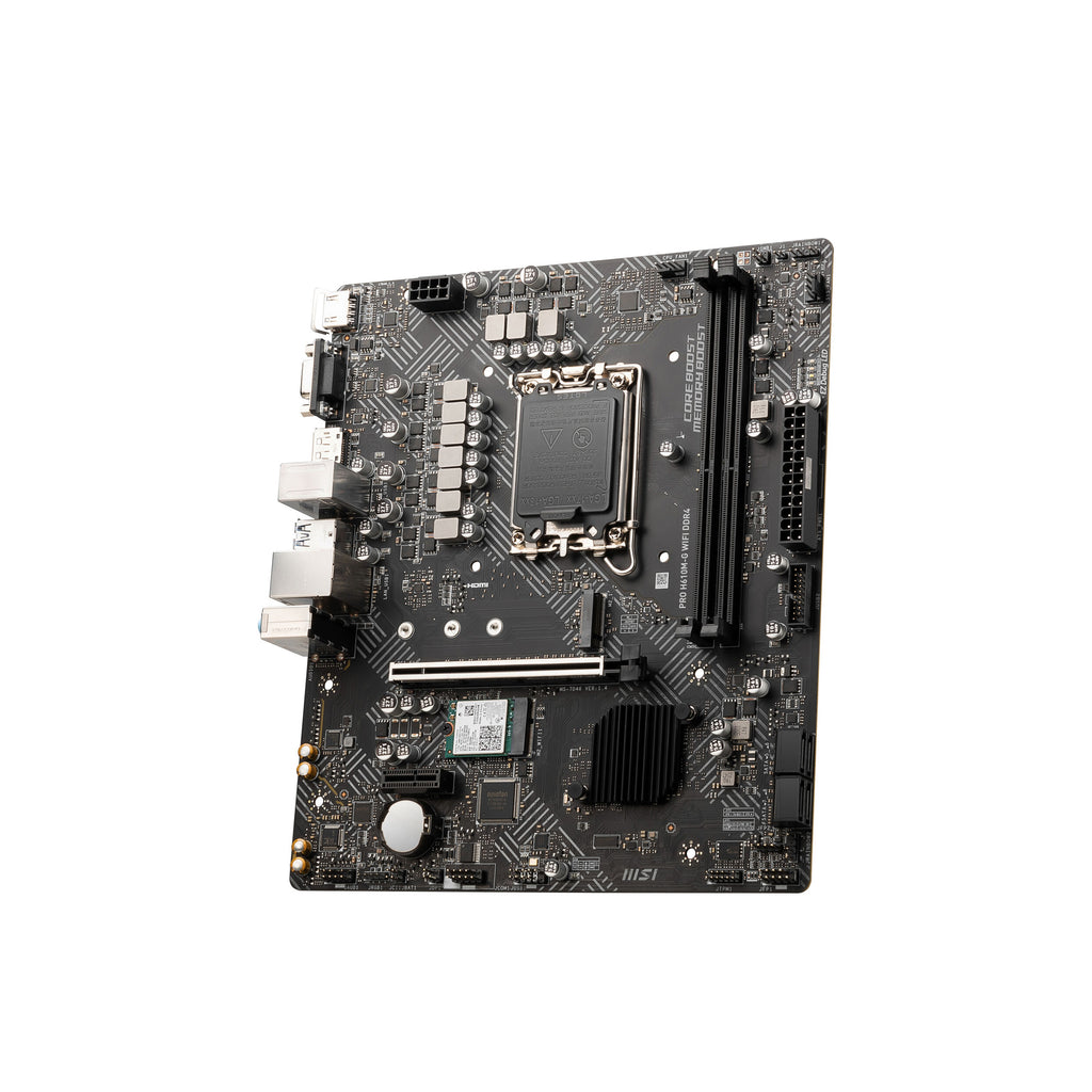 MSI PRO H610M-G WiFi DDR4 Micro-ATX Motherboard