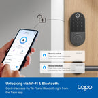Tapo DL110 Smart Wi-Fi Door Lock – Keyless Entry Smart Lock with App & Remote Control