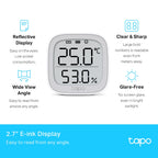 Tapo T315 Smart Temperature & Humidity Monitor – WiFi Sensor with App Alerts & Smart Home Integration