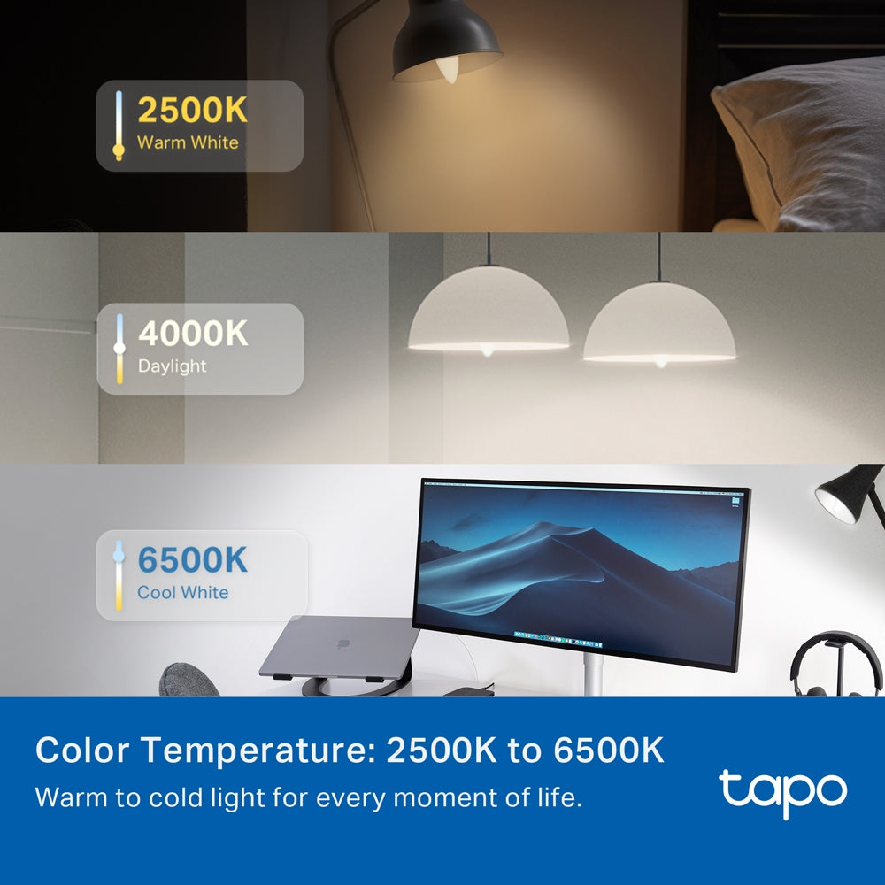 Tapo L430C Smart Light Bulb – Multicolor Wi-Fi LED Bulb with App & Voice Control