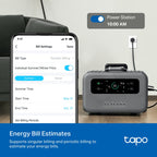 Tapo P110M Mini Smart Wi-Fi Plug – Energy Monitoring Smart Socket with App & Voice Control