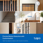 Tapo T100 Smart Motion Sensor – WiFi Motion Detection Sensor with Instant Alerts & Smart Home Automation