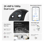 Tapo C840 Dual-Lens Smart Baby Camera – 2K Wi-Fi Baby Monitor with Motion Tracking & Night Vision