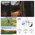 Tapo C501GW Outdoor Pan/Tilt 4G LTE Security Camera – Smart SIM-Based Wireless Camera with AI Detection & Night Vision